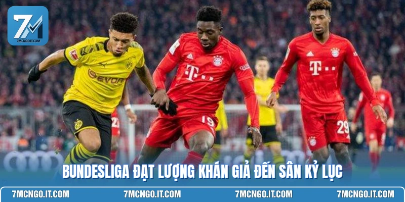 Bundesliga đạt lượng khán giả đến sân kỷ lục