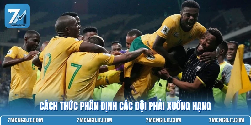 Cách thức phân định các đội phải xuống hạng
