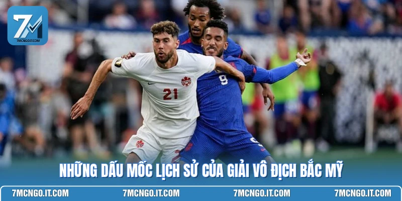 Những dấu mốc lịch sử của giải vô địch Bắc Mỹ 
