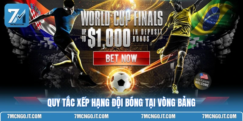 Quy tắc xếp hạng đội bóng tại vòng bảng